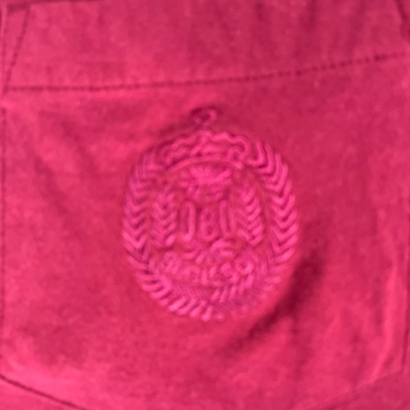 Vintage Bugle Boy Burgundy Mockneck Pocket Tee - Picture 3 of 7